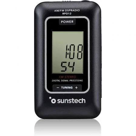 Sunstech Radio Portátil RPD12 Negro